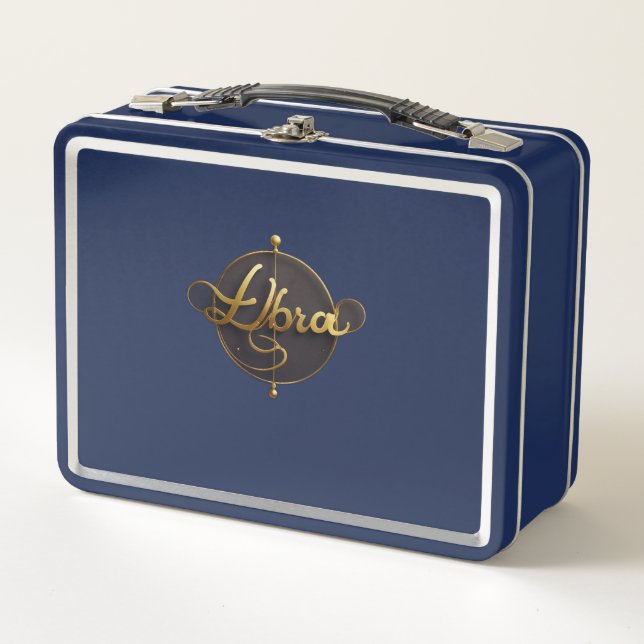 Libra Metall Brotdose (Vorderseite)