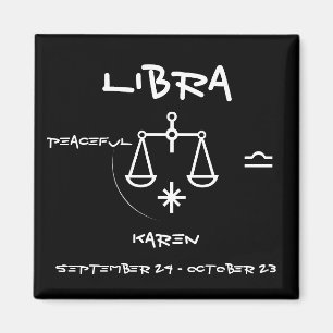 Libra personalisieren magnet
