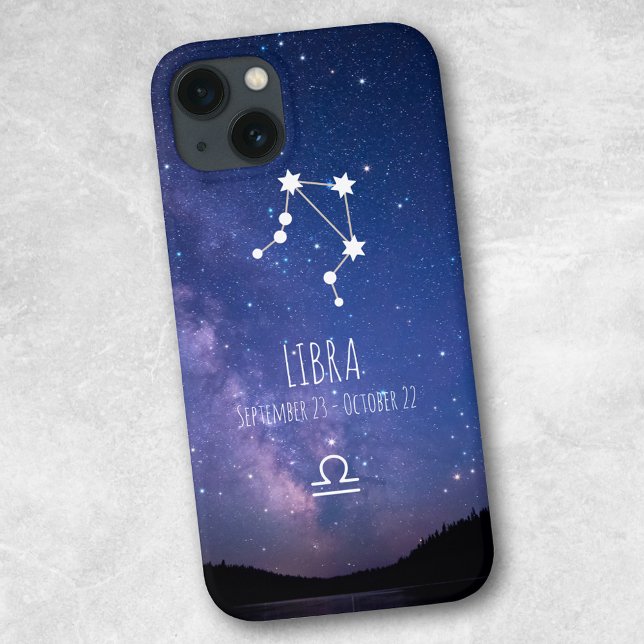 Libra | Personalisierte Sternbilder Case-Mate iPhone Hülle (Von Creator hochgeladen)
