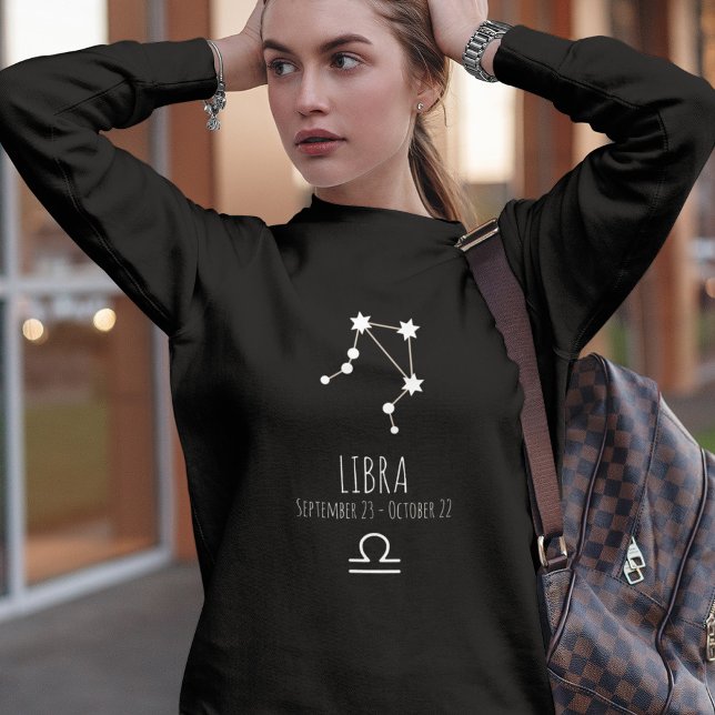 Libra | Personalisierte Sternbilder Sweatshirt (Von Creator hochgeladen)