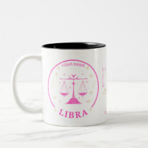Libra personnalisée Zodiac 11 oz de café Mug