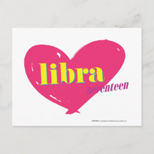 Libra Postkarte