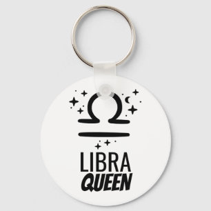 Libra Queen Button Schlüsselanhänger