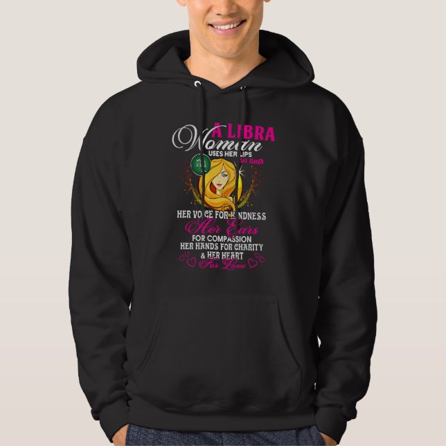 Libra Queens Are Born in September 23  October 22  Hoodie (Vorderseite)