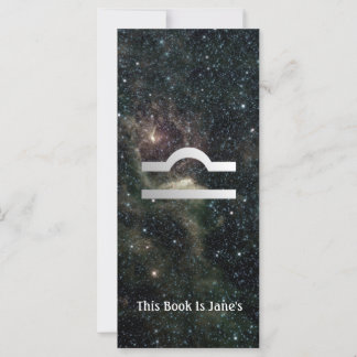 Libra Scales Zodiac Star Sign Universe Lesezeichen