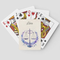 Libra Scales Zodiac Watercolor