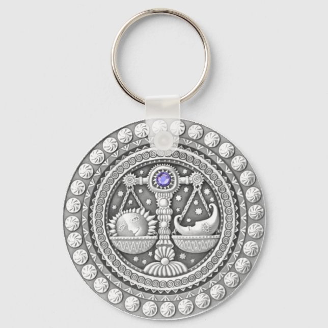 Libra-Schlüsselkette Schlüsselanhänger (Vorderseite)