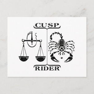 Libra/Scorpio Postkarte