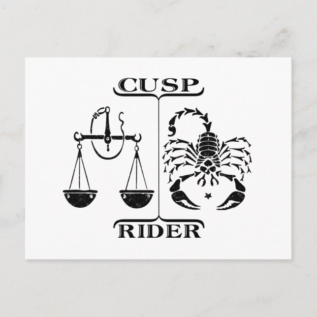 Libra/Scorpio Postkarte (Vorderseite)