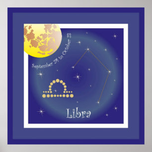 Libra Septembre 24 to October 23 Poster
