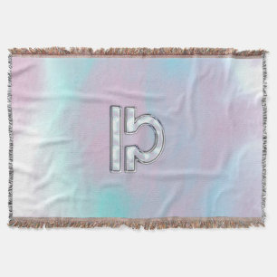Libra Sign Mother of Pearl Style Decke