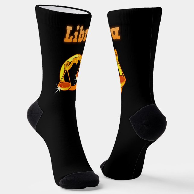 Libra sign socken (Gewinkelt)