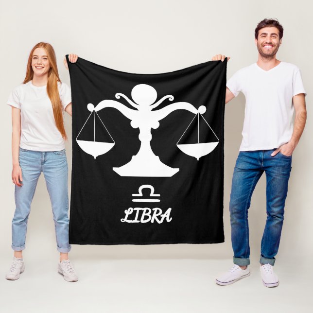 Libra Silhouette Fleece Blanket (Beispiel)