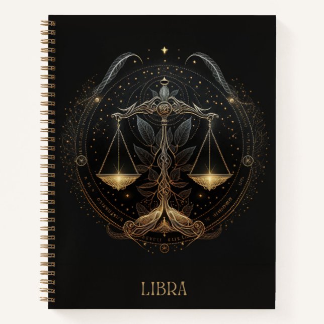 Libra Spiral Notebook Notizbuch (Vorderseite)
