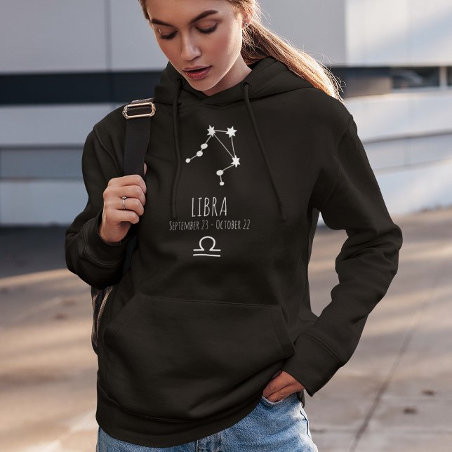 Libra | Sweat - shirt à capuche de constellation Z (Créateur téléchargé)
