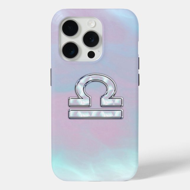 Libra Symbol Mutter von Pearl Style Case-Mate iPhone Hülle (Rückseite)