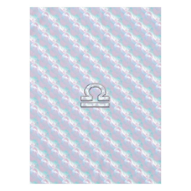 Libra Symbol Mutter von Pearl Style Tischdecke (Vorderseite)