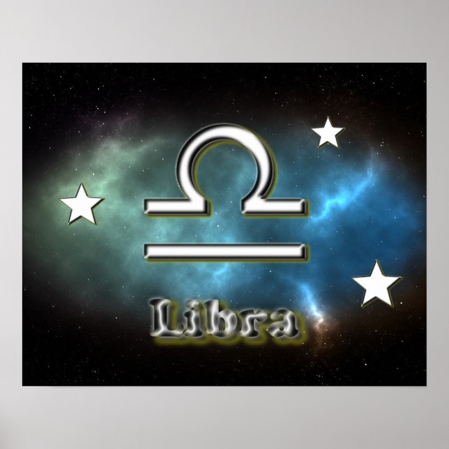Libra-Symbol Poster (Vorne)