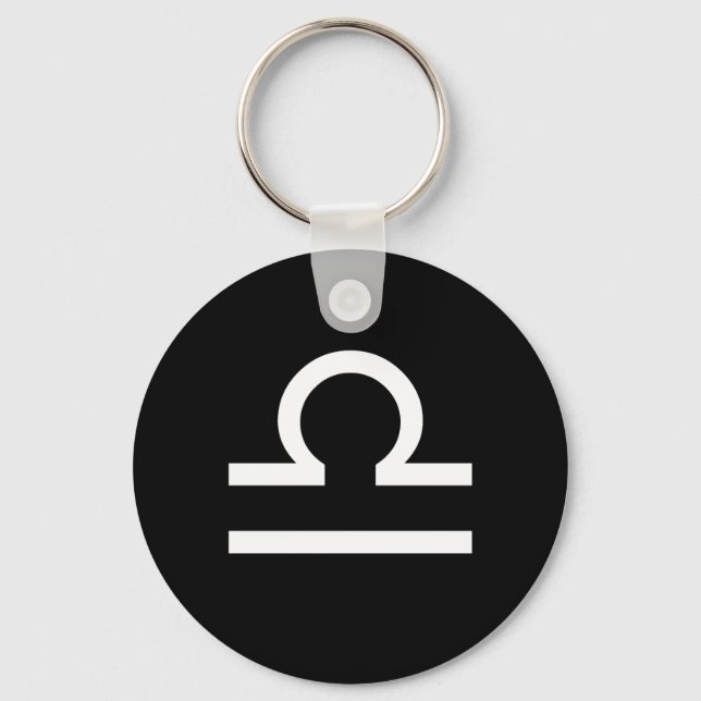 Libra-Symbol Schlüsselanhänger (Vorderseite)