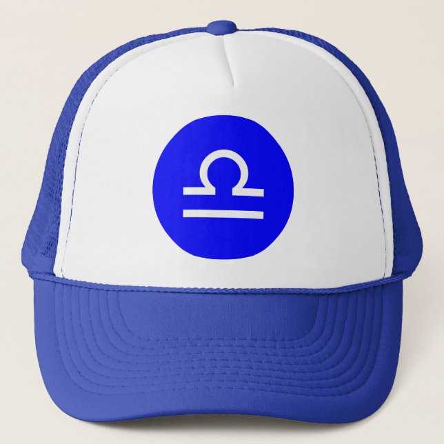 Libra-Symbol Truckerkappe (Vorderseite)
