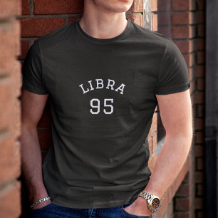 Libra   T-shirt d'anniversaire noir