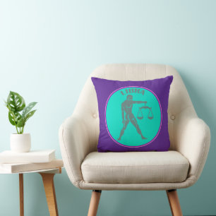 Libra Throw Pillow Kissen