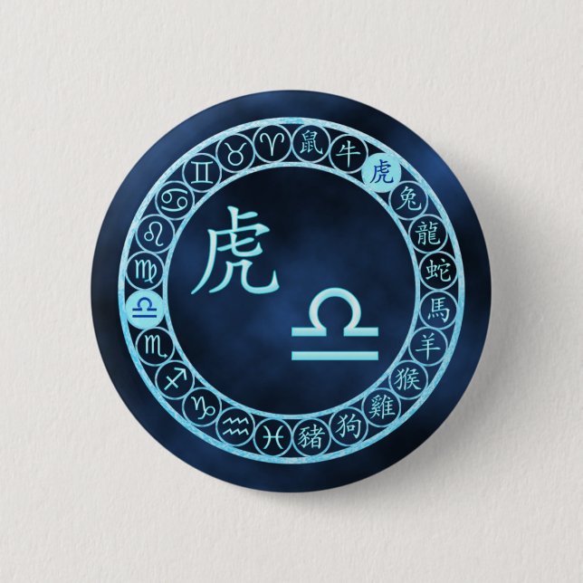 Libra/Tiger Button (Vorderseite)