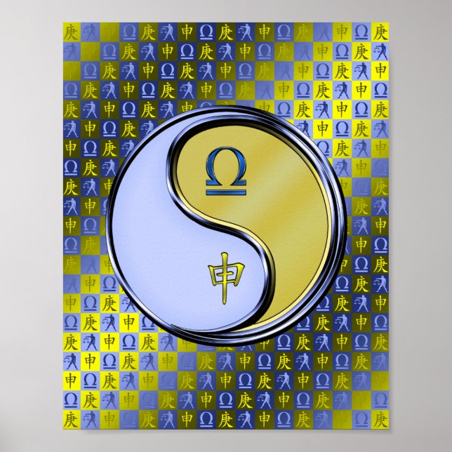 Libra und Metalle Poster (Vorne)