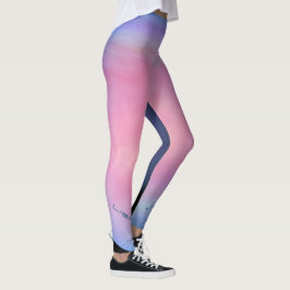 Libra Venus Celestial Typografy Solar System Cool Leggings