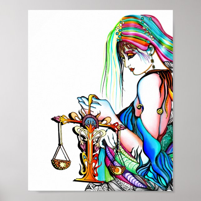 Libra Woman Poster (Vorne)