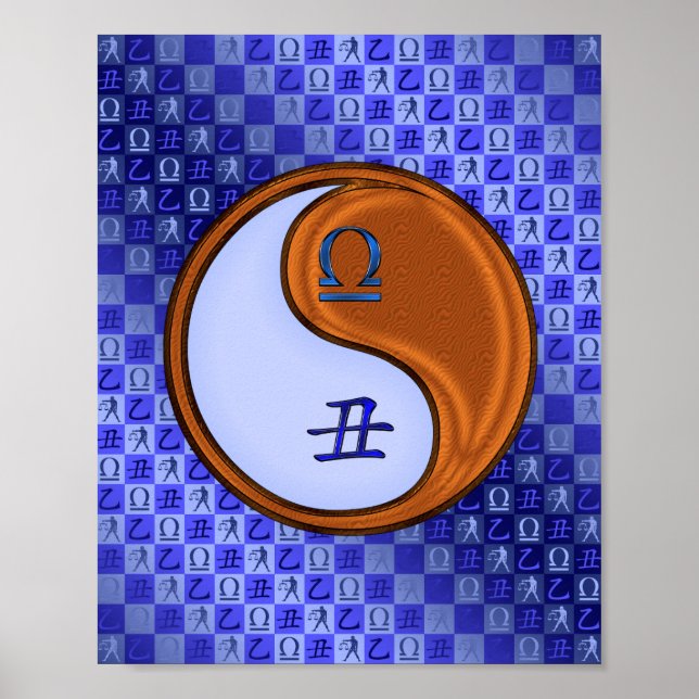 Libra & Wood Ox Poster (Vorne)