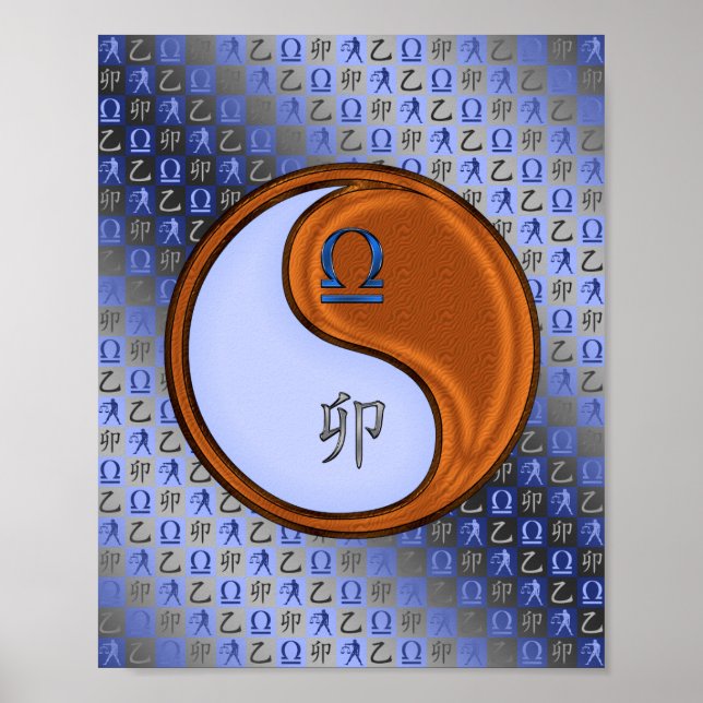 Libra & Wood Rabbit Poster (Vorne)