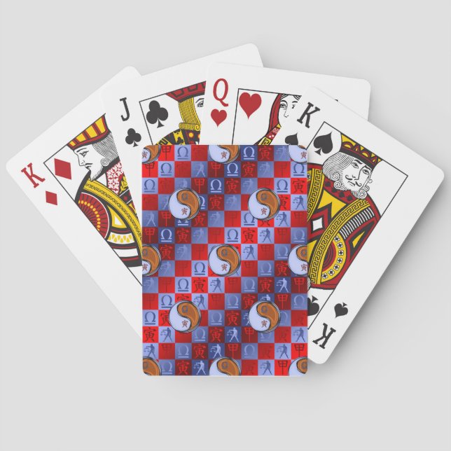 Libra & Wood Tiger Spielkarten (Rückseite)