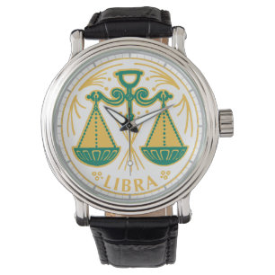 Libra-Zeichen Armbanduhr