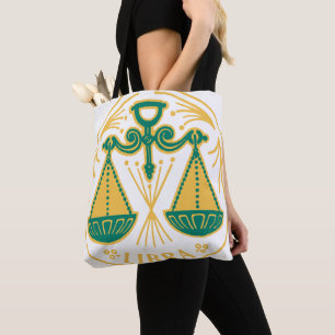Libra Zeichen des Zodiaks auf Tasche