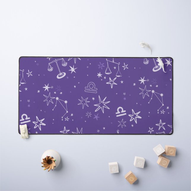 Libra Zodiac Desk Mat Schreibtischunterlage (Kindertisch)