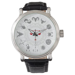 Libra Zodiac Geburtstagsgeschenk Armbanduhr