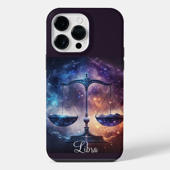 Libra Zodiac iPhone 14 Pro Max Hülle (Rückseite)