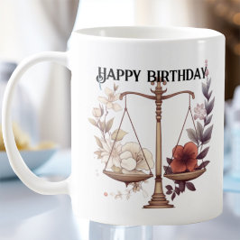 Libra zodiac kaffeetasse