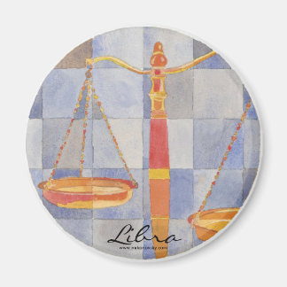 Libra Zodiac Magnet