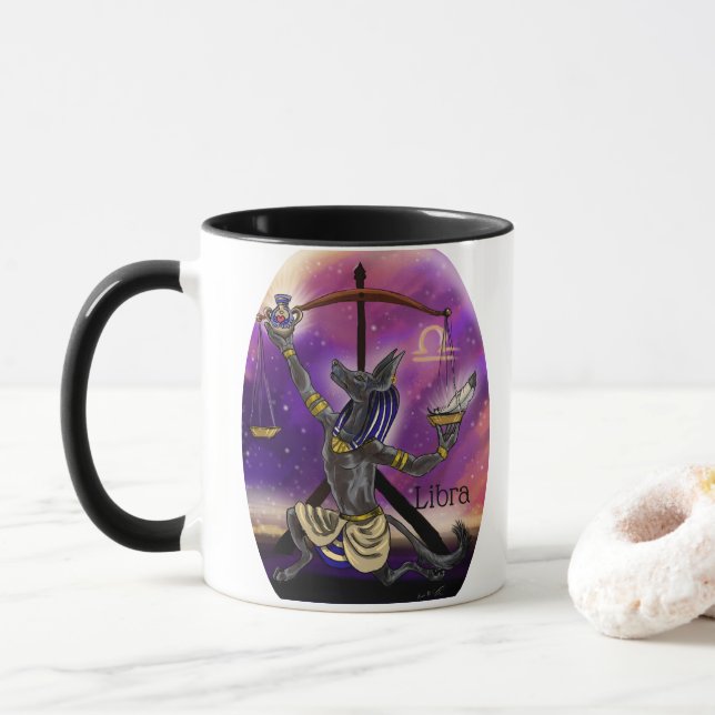 Libra Zodiac Mug (Avec donut)