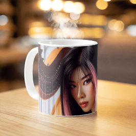 Libra Zodiac Musician Harp Kaffeetasse