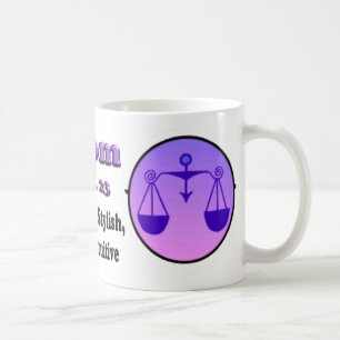 Libra Zodiac Muttertagskaffee Tasse
