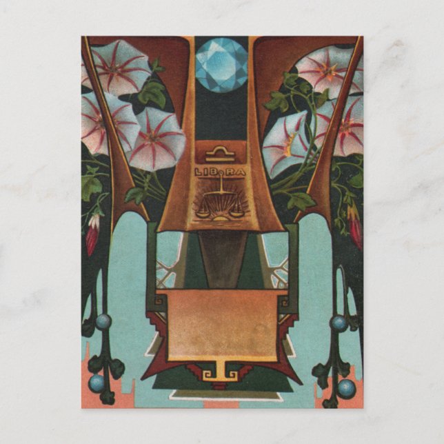Libra - Zodiac Postkarte (Vorderseite)