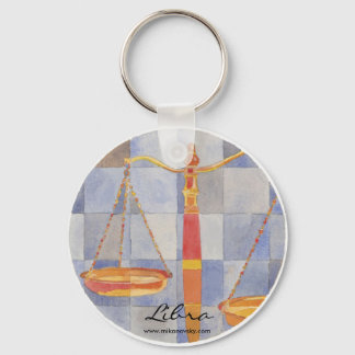 Libra Zodiac Schlüsselanhänger