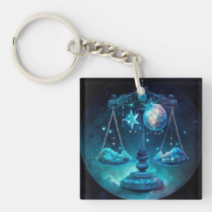 Libra Zodiac Schlüsselanhänger