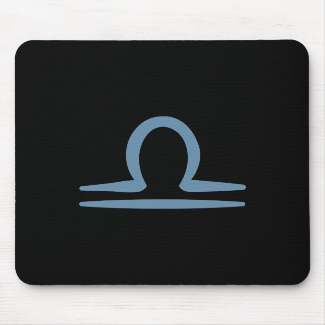 LIBRA Zodiac September Geburtstagsastrologie Mousepad (Vorne)