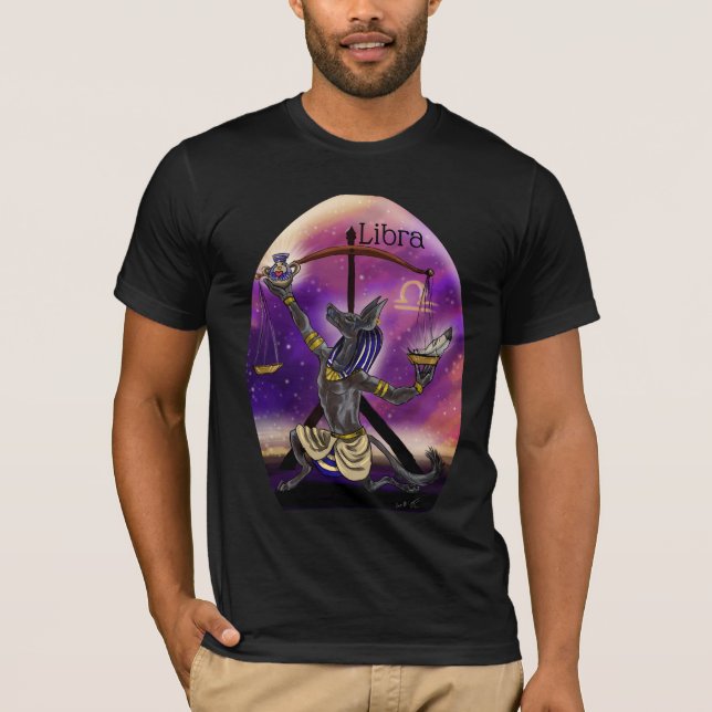 Libra Zodiac Shirt (Vorderseite)