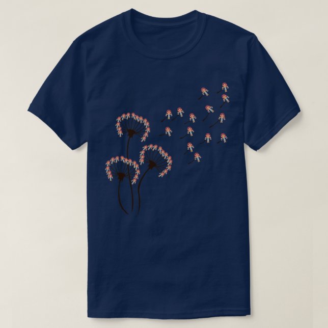 Libra Zodiac Shirt Dandelion Libra Lover (Design vorne)