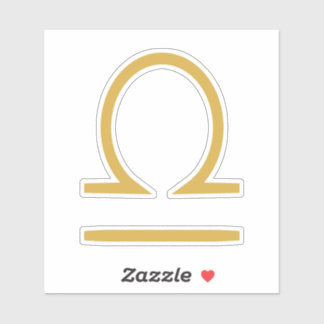 Libra Zodiac Sign Aufkleber